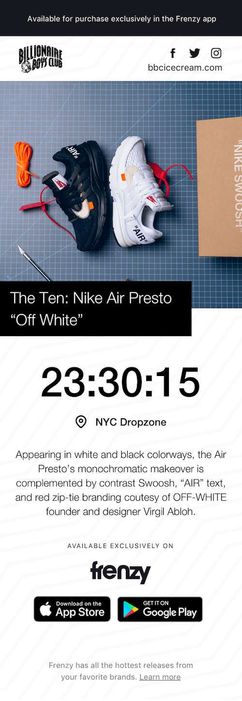 Frenzy final design mobile