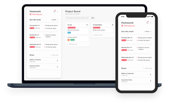 Picture of productivity app