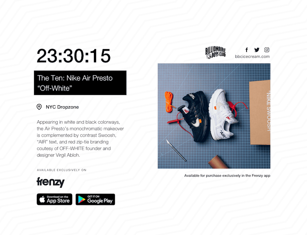 Frenzy final design mobile